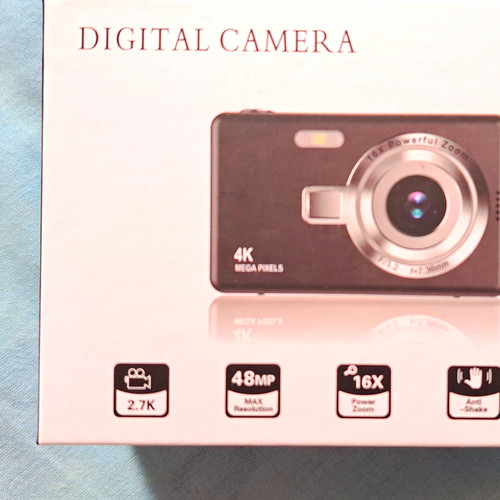 Compact digital camera 48mp - 4k,