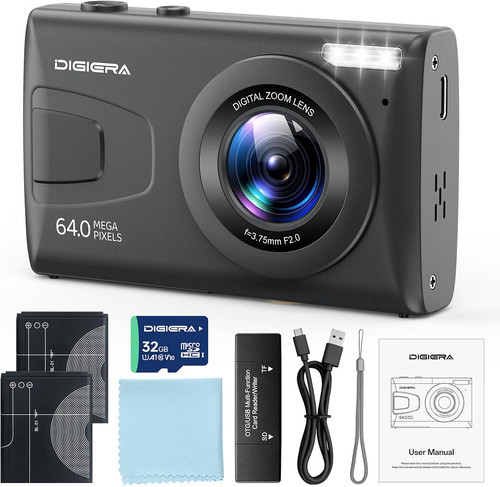 64mp digital camera 18x - 64mp, 4k