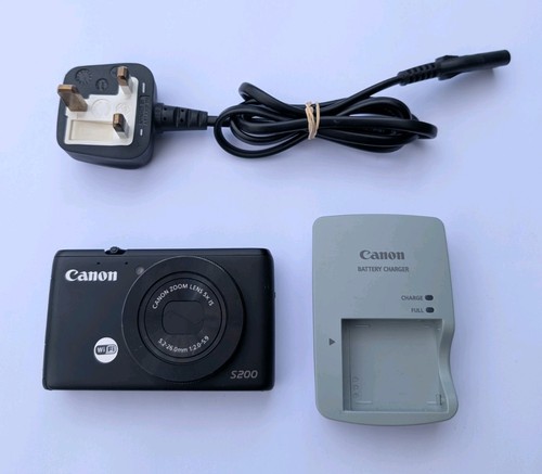 Canon powershot s200 - canon, black