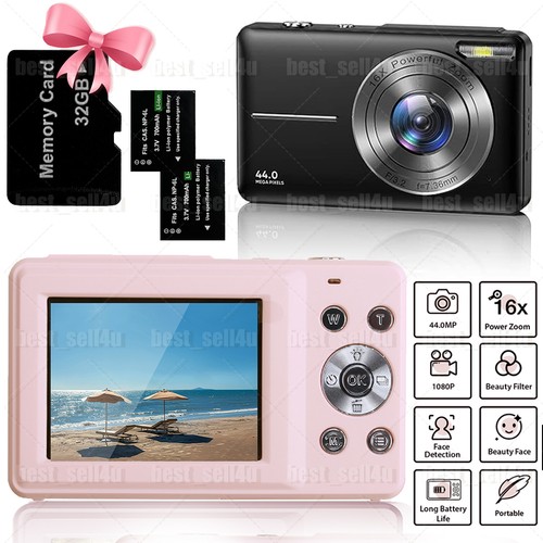Digital camera 1080p 44mp fhd - camera,