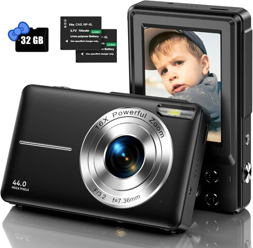 1080p 44mp digital camera - hd,