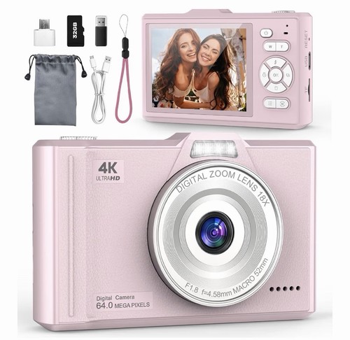 Digital camera 64mp - digital, 4k