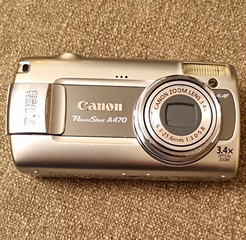 Canon power shot a470 silver - shot,