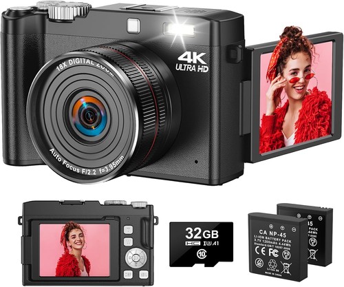 Digital camera 64mp - 4k,