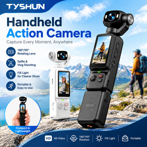 Handheld action camera 180 - handheld,
